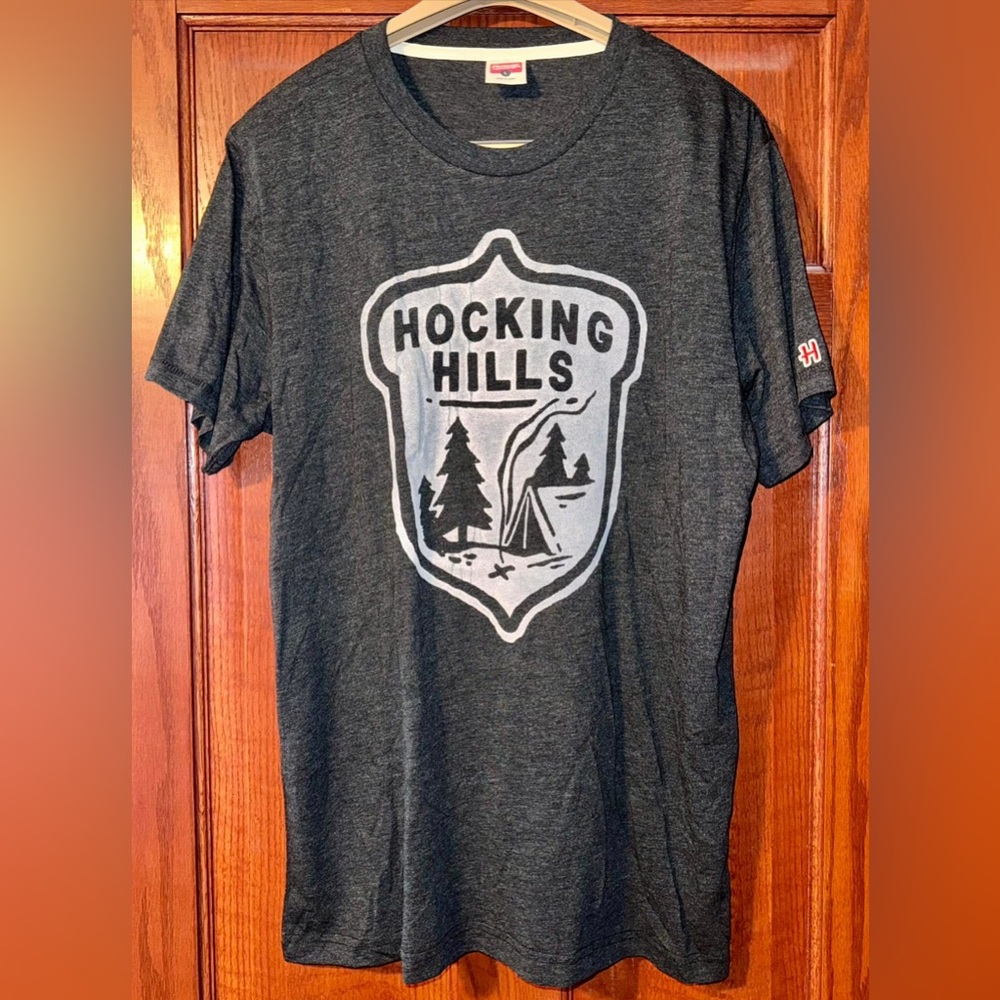 Men’s Homage Gray Hocking Hills Graphic T-Shirt